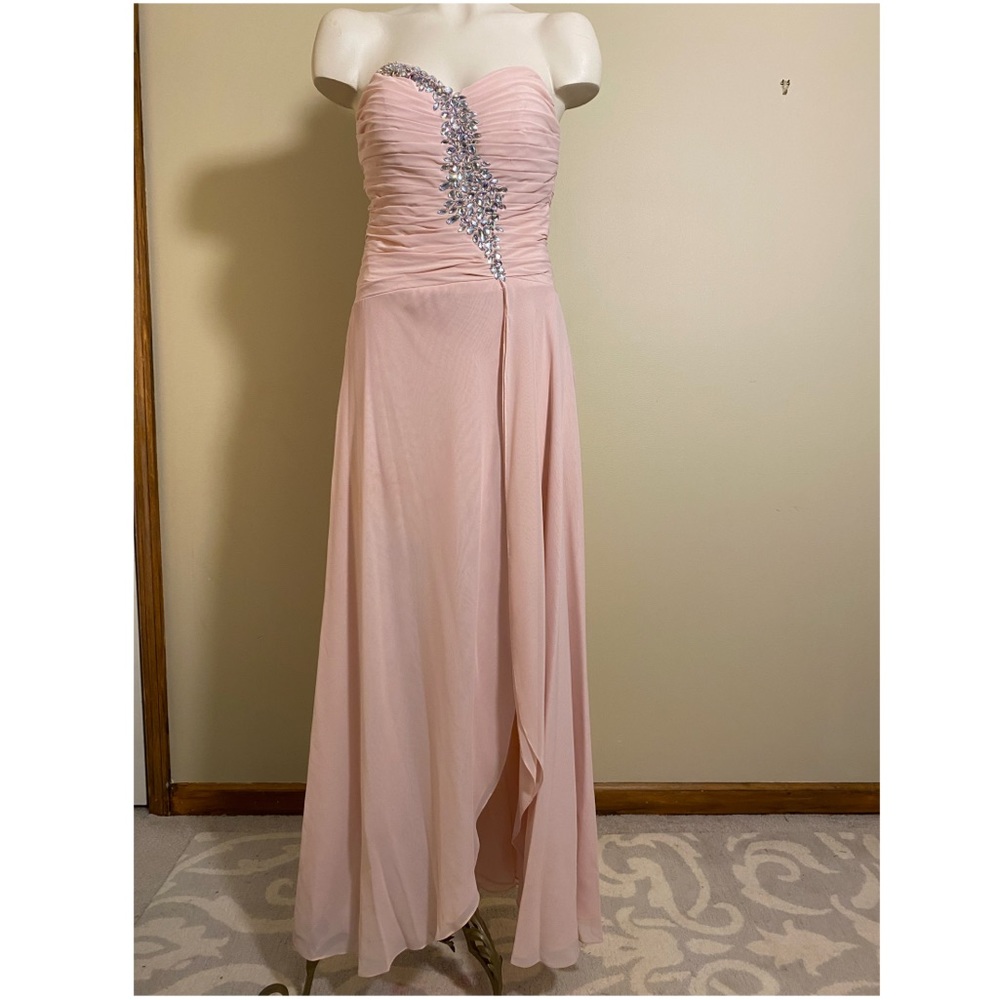 A -Line/Princess Sweetheart Asymmetrical Chiffon Dress